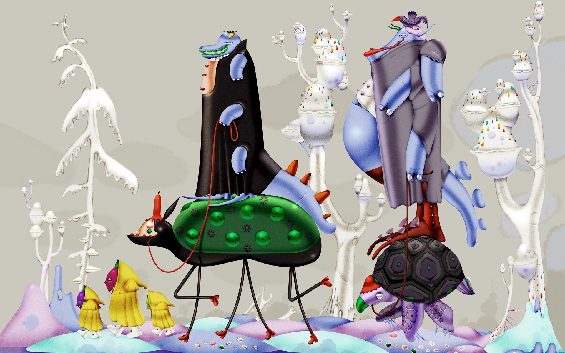 खुशी चित्रण