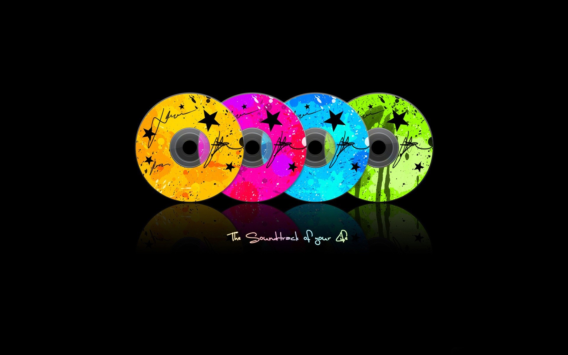 डेस्कटॉप चित्रण संगीत सीडी डीवीडी