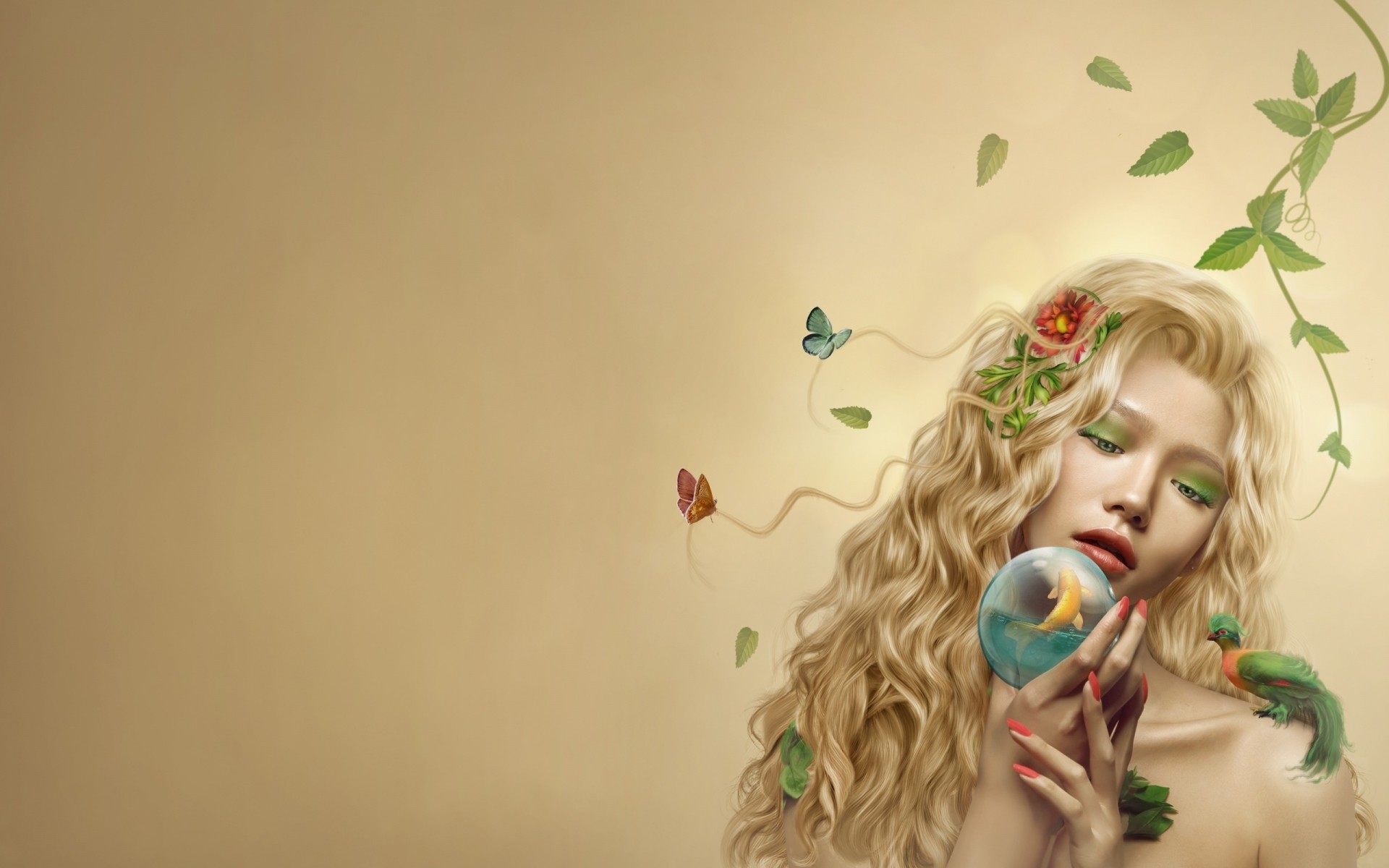 लड़की चित्र कला फूल महिला रंग मॉडल