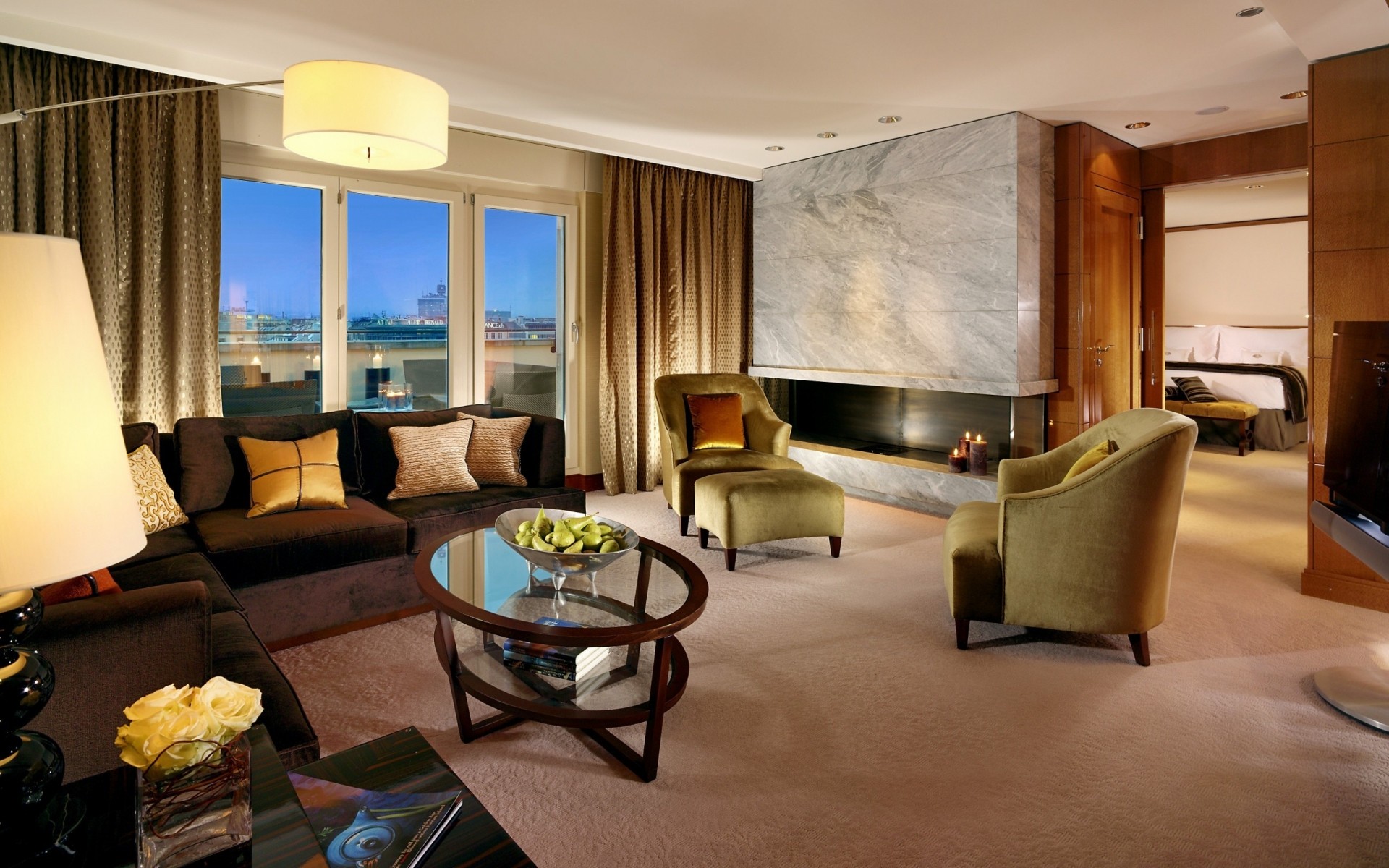 फर्नीचर कमरा इनडोर टेबल कुर्सी घर फर्श इंटीरियर डिजाइन खिड़कियां सीट कालीन बेडरूम सोफा आधुनिक बिस्तर पर्दा विलासिता दीपक तकिया अपार्टमेंट कुर्सी