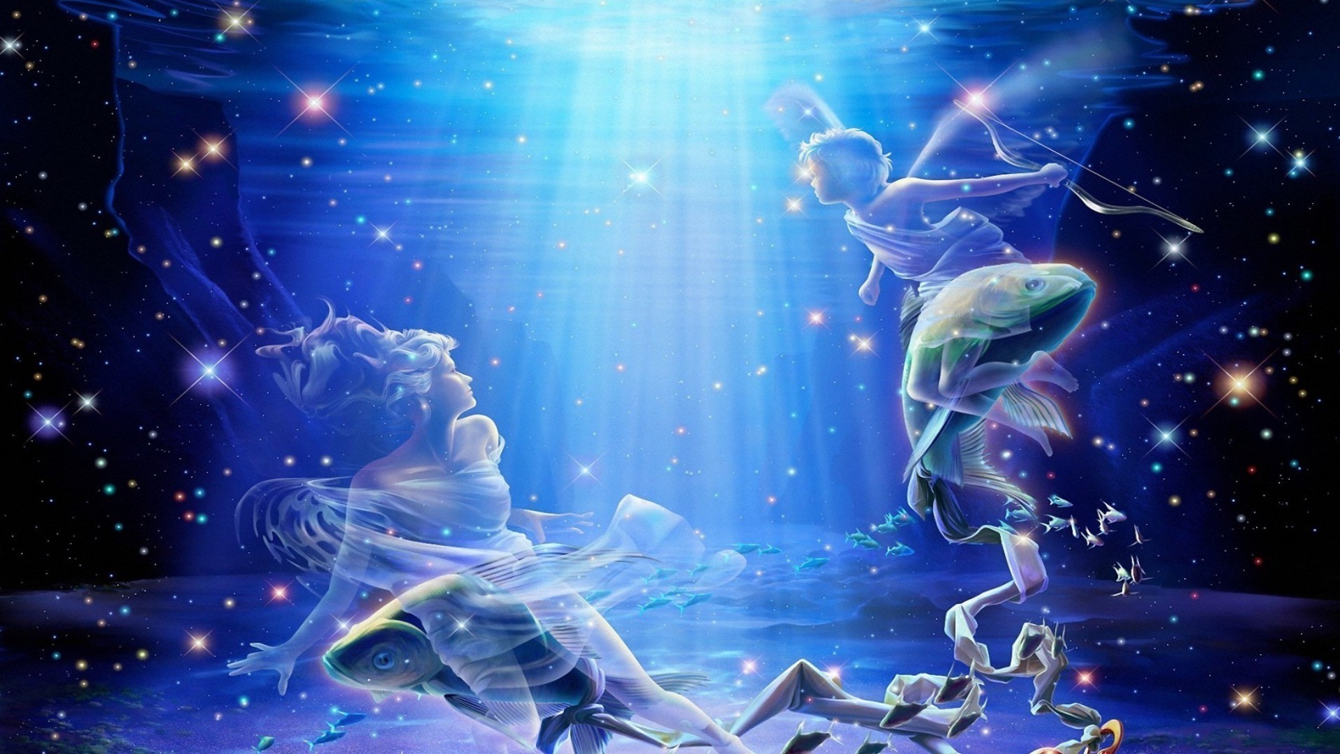 चित्रण विज्ञान मछलीघर सार ग्राफिक तैराकी पानी के नीचे डेस्कटॉप गति कला पानी कल्पना डिजाइन कल्पना चंद्रमा प्रकाश जादू भविष्य गहरी